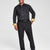 Tayion Collection Men's Black Slim-Fit Dress Shirt