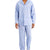Club Room Men's Blue White Cotton Oxford Pajama Top