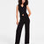 Lucy Paris Women's Black Grayson Ribbed Bootcut Pants