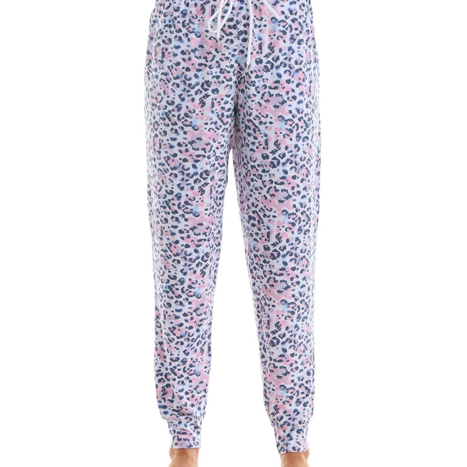 Roudelain Women's Multicolor Printed Jogger Pajama Bottom