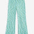 Epic Threads Girl's Blue & Green Abstract Printed Flared Pants