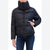 Hudson Women's Black Ultra Lightweight Stand Collar Puffer Jacket