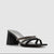 Call It Spring Women's Black Embellished Open Toe Heeled Sandals