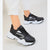 Soho Women's Black/White Lace-Up Sneakers
