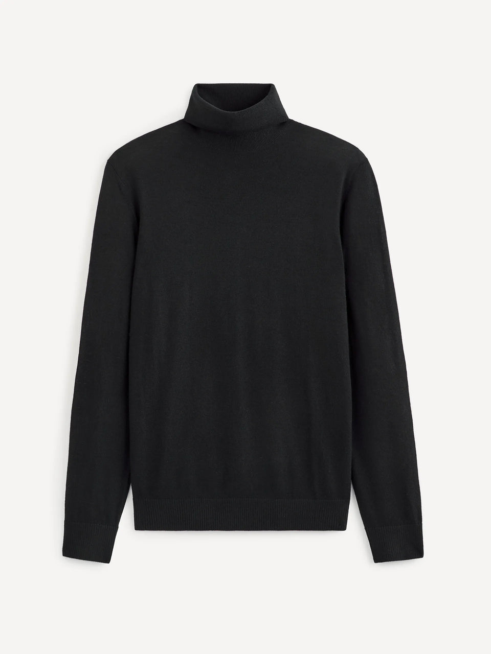 Celio Men's Black Feroll Turtleneck Blouse | Celio In Lebanon