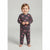Sinsay Baby Girl's Dark Grey with Pink Bows All Over Printed Set