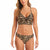 Jessica Simpson Women's Multicolor Twisted Leopard Bra