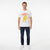 Hugo Men's White 'FRANK'S BANGERS' Short-Sleeve T-Shirt