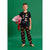 Sinsay Boy's Dark Gray Short Sleeve Graphic Printed Pajama Set