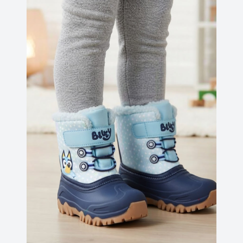 Bluey Baby Boy's Blue Winter SnowBoots