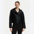 DKNY Women's Black Metallic Studded Moto Jacket