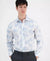 Bar III Men's White & Blue Printed Slim-Fit Amalfi Scenic Dress Shirt | Bar III In Lebanon