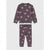 Sinsay Girl's Dark Grey with Pink Bows All Over Printed Set