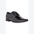 Calvin Klein Men's Black Brodie Patent Plain Toe Derby Casual Shoes