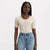 Levi'S Women's Beige Floral Print Short-Sleeve T-Shirt
