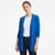 Jones New York Women's Blue Long-Sleeves Open-Front Cardigan