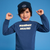 Sinsay Boy's Navy Front Print “BE BORN TO EXPLORE the world” Beanie