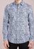 Michael Kors Men's Blue & Navy Slim Fit Button Down Shirt | Michael Kors In Lebanon