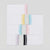 Sinsay Girl's White Multicolored Striped Cuffs 7-Pairs of Socks