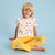 Sinsay Boy's White & Yellow Graphic Printed Pajama Set