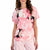 Anne Klein Women's Pink Floral Printed Short-Sleeve T-Shirt