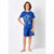 Sinsay Boy's Blue Short Sleeve Printed Crew Neck Pajama Set