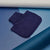 Sinsay Girl's Navy Blue Turtle Neck Ribbed Collar
