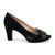 Easy Street Women's Black Lavish Heeled Sandals