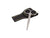 A pair of Or Bleu Safety Scissors CT-423 with black handle and stainless steel blades, displayed on a white background.