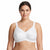 Dominique Women's White Cotton Lined Soft Stretch Bra
