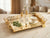Hinox Gold Set Of 3 Rectangular Mirror Serving Trays LM25-5602 | Hinox In Lebanon
