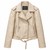 Levi's Women's Gold Metallic Leather Moto Jacket