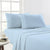 Sky Twin Light Blue Super Soft Cotton With 18-Inch Deep Mattress 4-Piece Bed Sheet Set | Sky In Lebanon