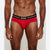 Boss Men's Multicolor Cotton Stretch With Contrast Striped Logo Waistband 3 Pack Briefs