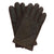Barbour Men's Dark Brown Winterdale Quilted Wax Gloves