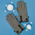 Sinsay Men's Grey Zipped Wrist Openings Gloves
