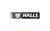 Halls Extra Strong candy package on a white background