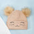 Sinsay Girl's Beige Cat Face & Fluffy Details Beanie