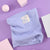 Sinsay Girl's Light Purple Front Decorative Character Patch Scarf