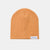 Sinsay Boy's Light Mustard Small "COLLEGE" Patch Ribbed Beanie