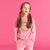 Sinsay Girl's pink Cat Face Printed Fluffy Sweatshirt