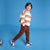 Sinsay Boy's Brown Drawstring Waistband & Vertical Pintuck Sweatpants