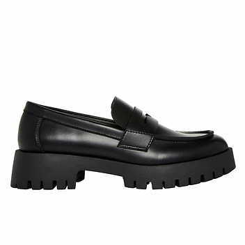 Steve Madden Women's Course Lug Loafer Shoes -Black - Abs124(shoes 28) shr