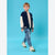 Sinsay Boy's Blue Drawstring Utility Cargo Denim Jogger Jeans
