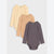 Sinsay Boy's Multicolor Ribbed Long-Sleeve 3 Pack Bodysuits