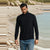 Sinsay Men's Black Turtle Neck Knitted Sweater