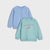 Sinsay Boy's Light Blue & Mint Green Slogan Sleeve 2-Pack Sweatshirt