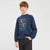 Sinsay Boy's Navy Holidays Printed Blouse