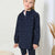 Sinsay Girl's Navy Polka Dot Hooded Jacket