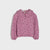 Sinsay Girl's Mauve Floral Peter Pan Sweatshirt
